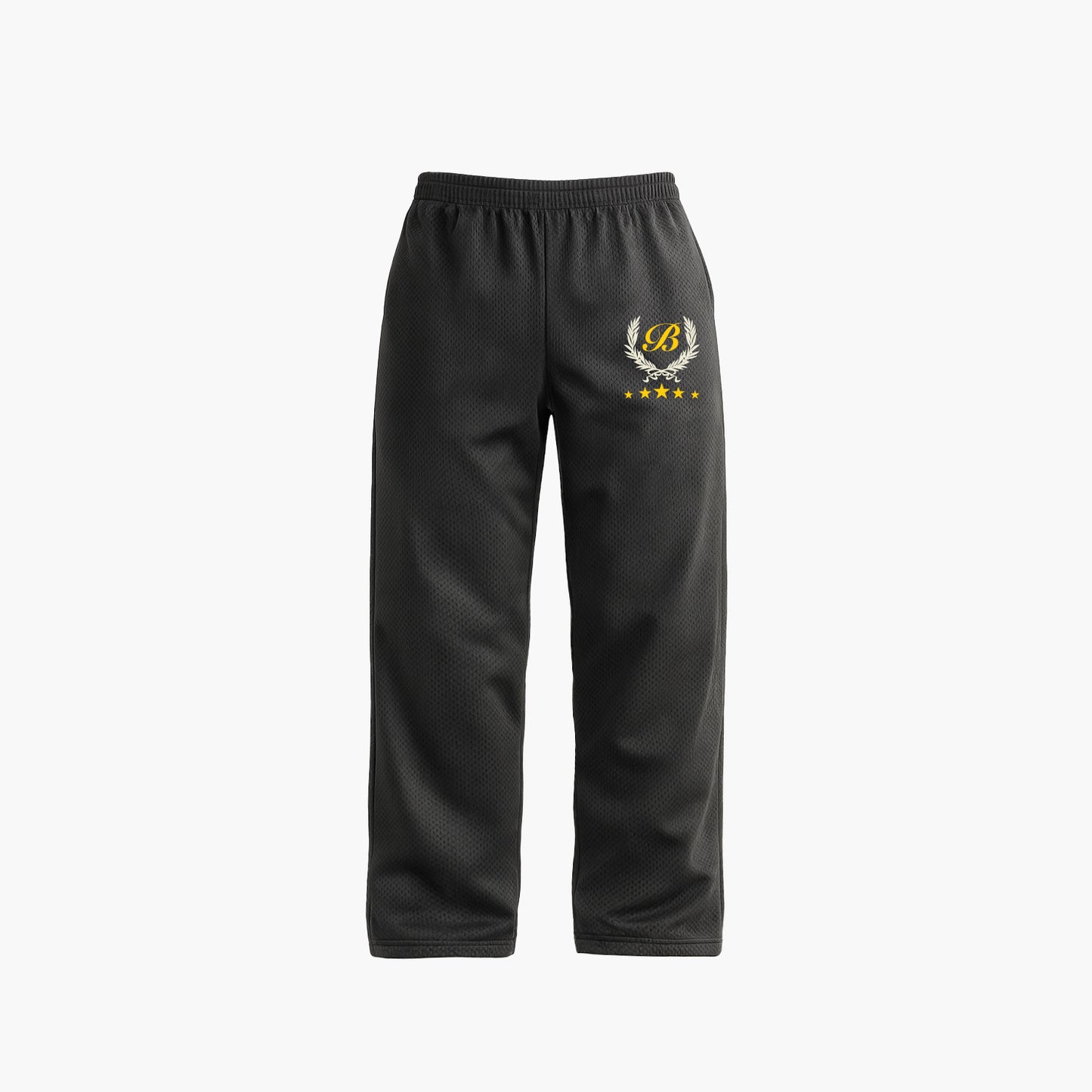'B Wreath' Mesh Sweatpants