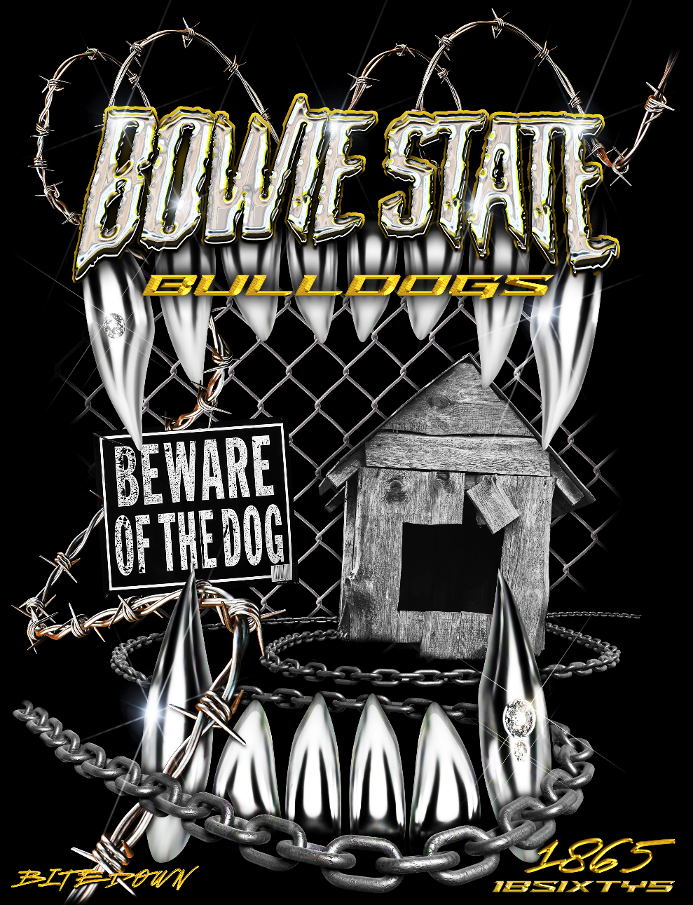 Bowie State 'BITEDOWN' 18SIXTY5 Tee.