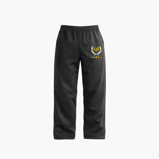 'B Wreath' Mesh Sweatpants