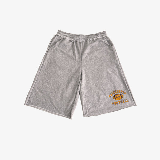 Friendship Football Cutoff Sweat Shorts