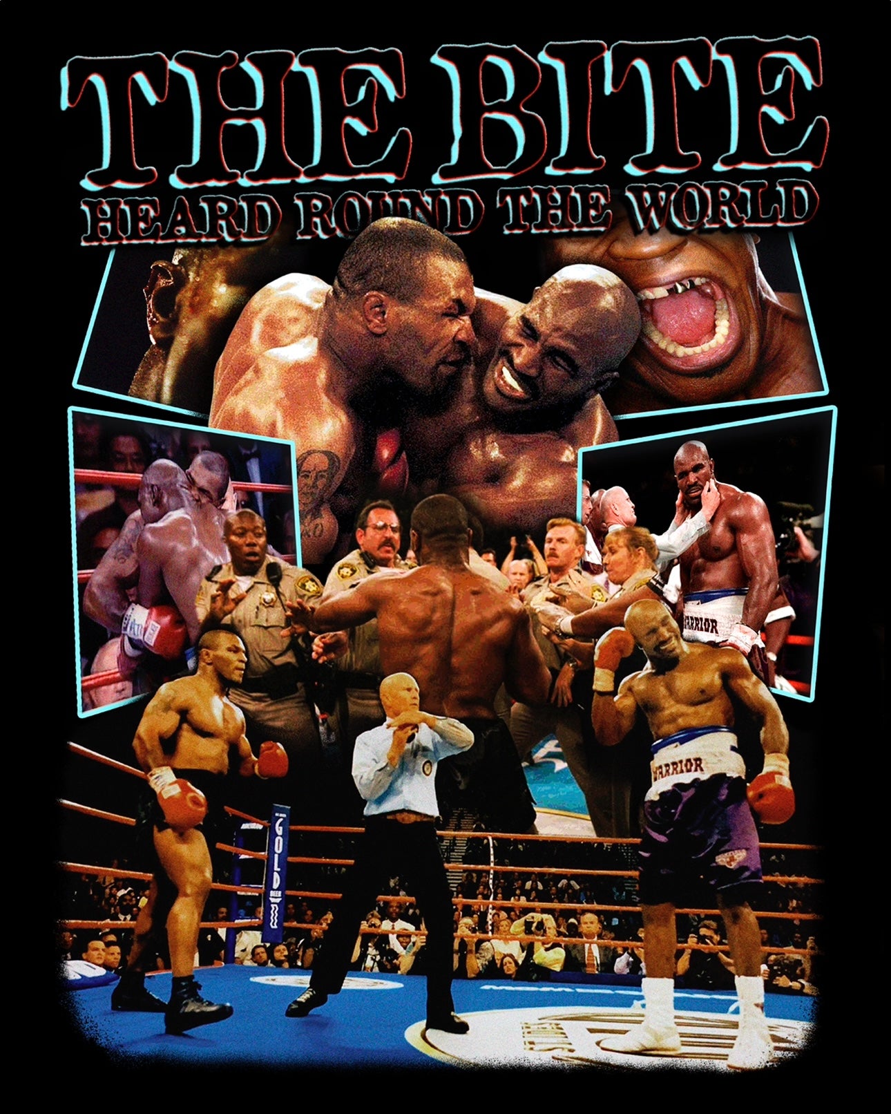 Tyson vs Holyfield 'The Bite' Dedication Tee.