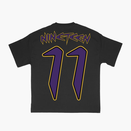 Que Strike Jersey Tee. (black)