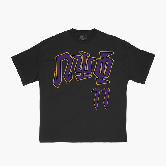 Que Strike Jersey Tee. (black)