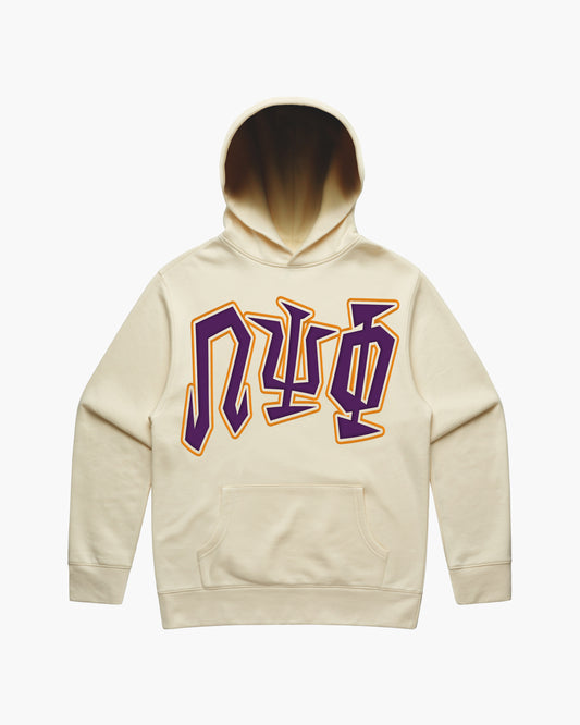 Omega Psi Phi 'Cream Puff' Hoodie (Butter)