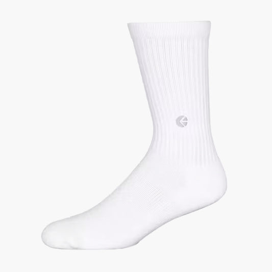 Ethika Crew Sock (White/Silver)