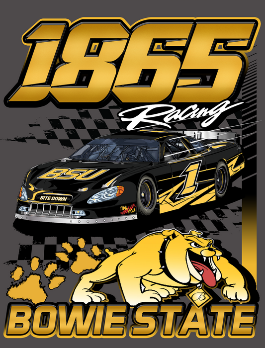 Bowie State '1865 Racing'. (shadow)